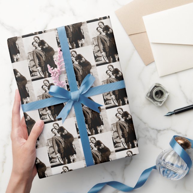 Bonnie & Clyde The Barrow Gang 1930s Wrapping Paper (Gifting)