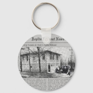 Bonnie & Clyde's Joplin Hideout Keychain