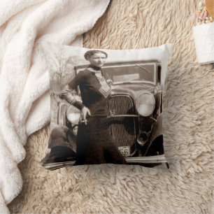 Bonnie Parker from Bonnie and Clyde Throw Pillow