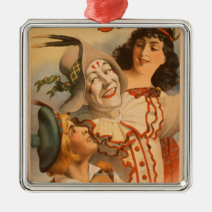 Bonnie Scotland at the Fair Clown Theatre Metal Ornament
