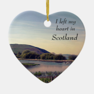 Bonnie Scotland -- Scottish Loch View Ceramic Ornament