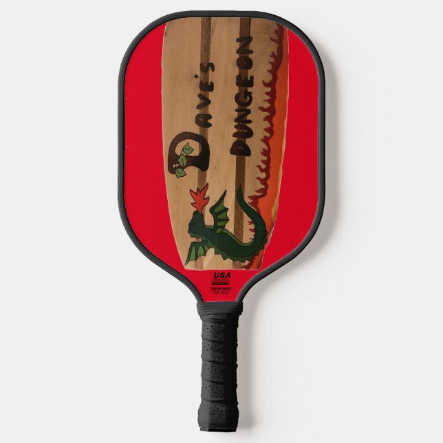 Bonnie’sDave Pickleball Paddle (Back)