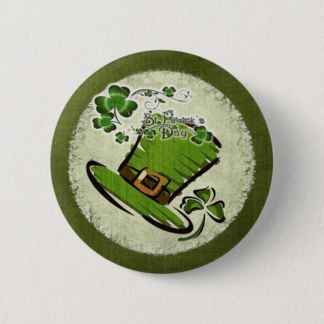 Bonnie St. Patricks Day FLARE 2 Inch Round Button (Front)