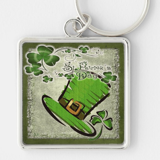 Bonnie St. Patricks Day GIFT Keychain (Front)