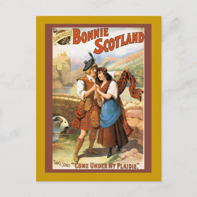 Bonny Scotland Postcard (Front)