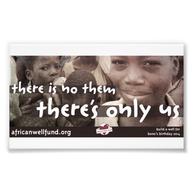 Bono Anniversaire Well 2014 Photo Print (Devant)