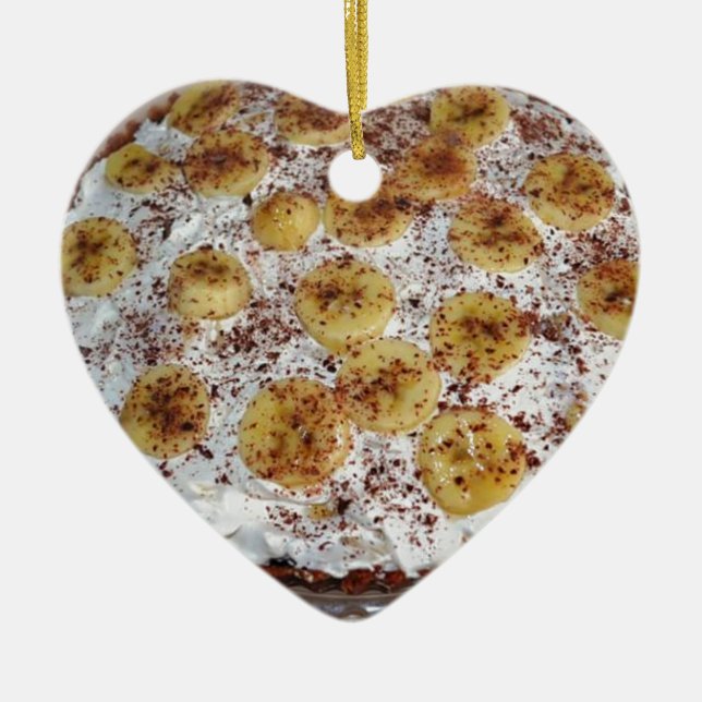 Bonoffi Pie Ceramic Ornament (Front)