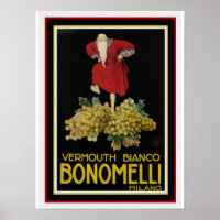 Bonomelli 12 x 16 Poster de Leonetto Cappiello