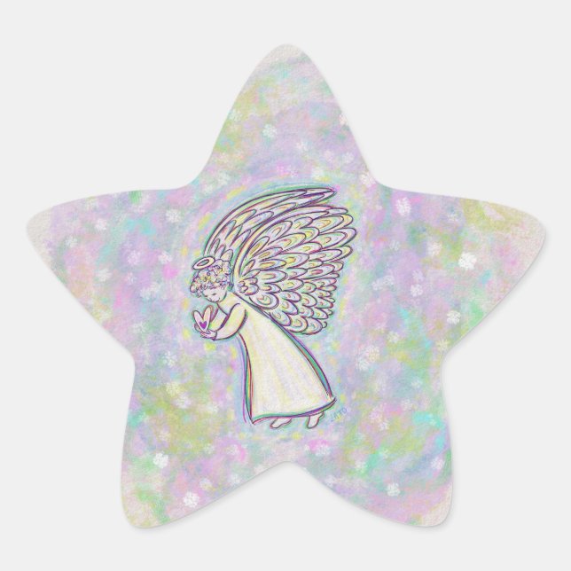 Bons Stickers Guardian Angel Art Custom Decal (Devant)