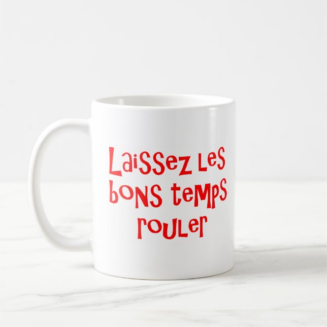 Bons temps coffee mug (Left)