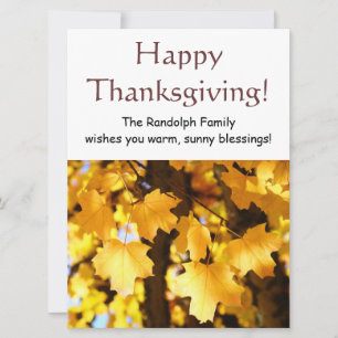 Bons thanksgivings Cartes Invitations Ajouter votr
