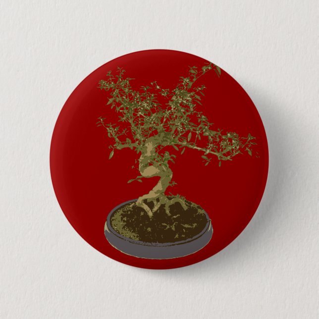 bonsai 2 inch round button (Front)
