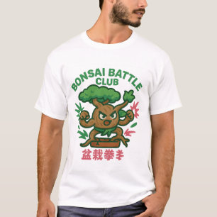 Bonsai Battle Club – Fierce Roots, Calm Mind T-Shirt