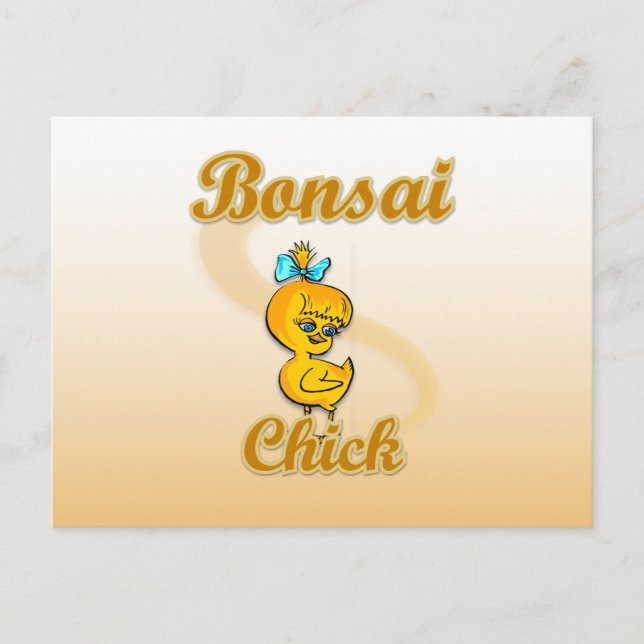 Bonsai Chick Postcard (Front)