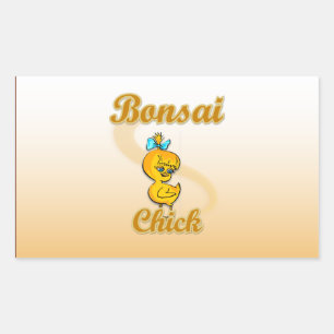 Bonsai Chick Sticker