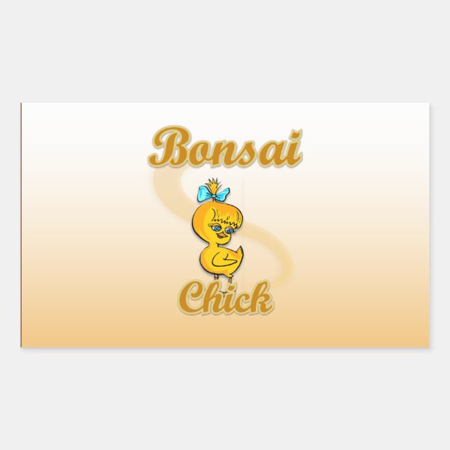 Bonsai Chick Sticker (Front)