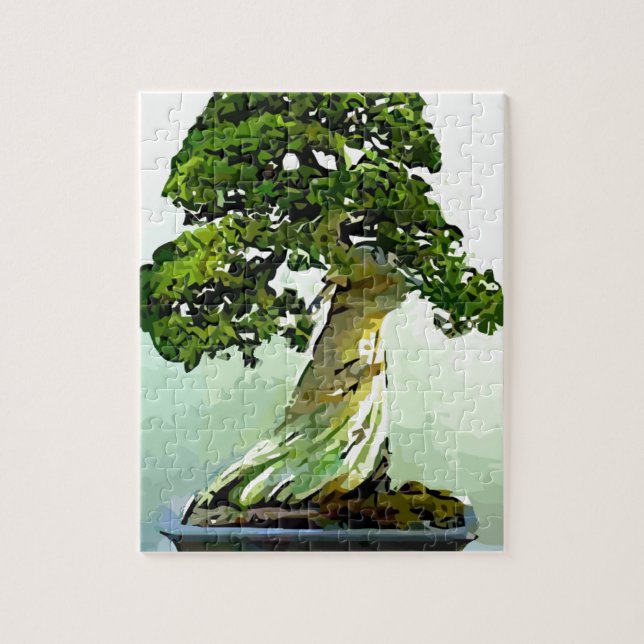 Bonsai Cypress Tree Jigsaw Puzzle (Vertical)