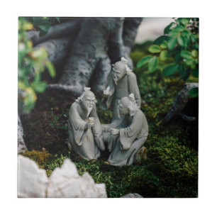 Bonsai Figurines Tile