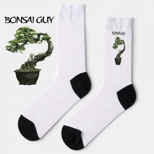 Bonsai guy funny quote for bonsai lovers socks