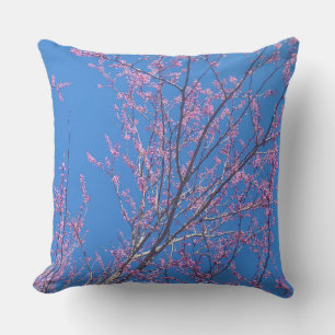 Bonsai Jacaranda Series Throw Pillow