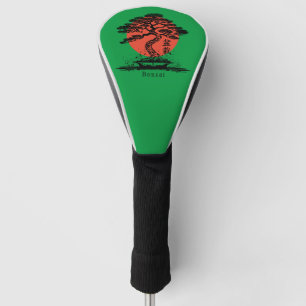 Bonsai Japanese Kanji Personalized Golf Head Cover
