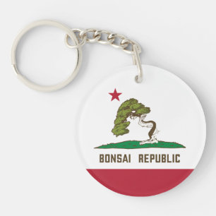Bonsai Republic Flag Keychain