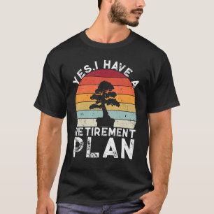 Bonsai Retired Mam Women Japanese Bonsai Tree Plan T-Shirt