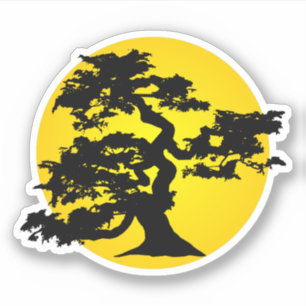 Bonsai Sihouette Sun