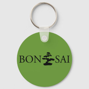 Bonsai Silhouette Keychain