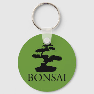 Bonsai Silhouette Keychain