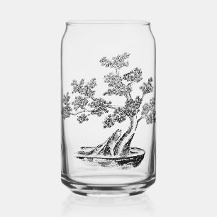 Bonsai - Style chinois - noir et blanc