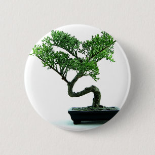 Bonsai Tree 2 Inch Round Button