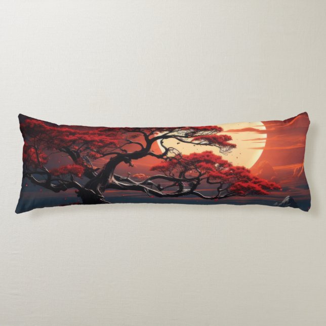 Bonsai Tree  Body Pillow (Front)