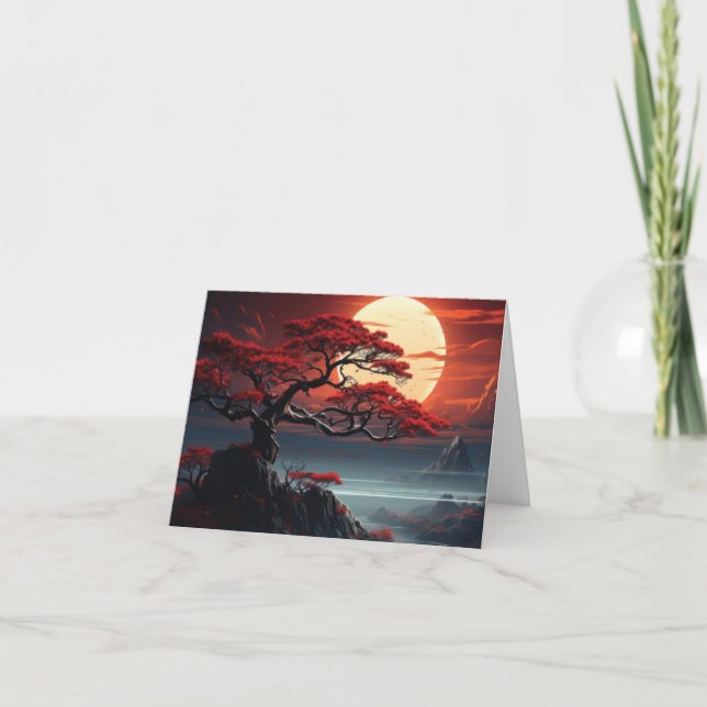 Bonsai Tree  Card (Front)