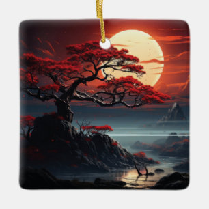 Bonsai Tree Ceramic Ornament