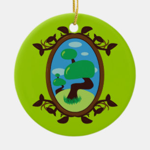 Bonsai Tree Ceramic Ornament