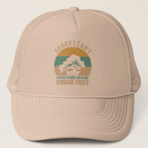 Bonsai Tree - Cool Indoor Plants Lover Gardening Trucker Hat