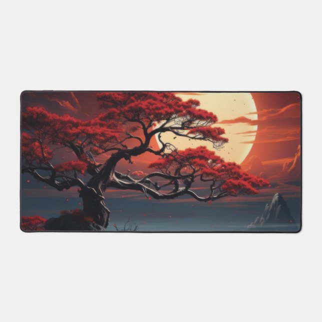 Bonsai Tree  Desk Mat (Front)