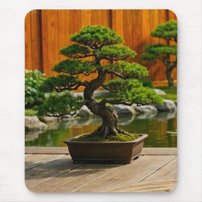 Bonsai Tree from the Dragon of Balance Mouse Pad (Front)