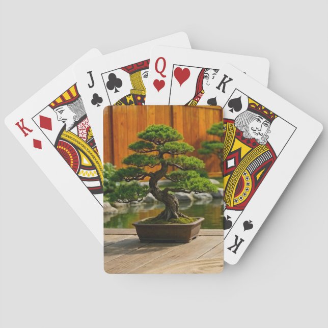 Bonsai Tree from the Dragon of Balance Playing Cards (Back)