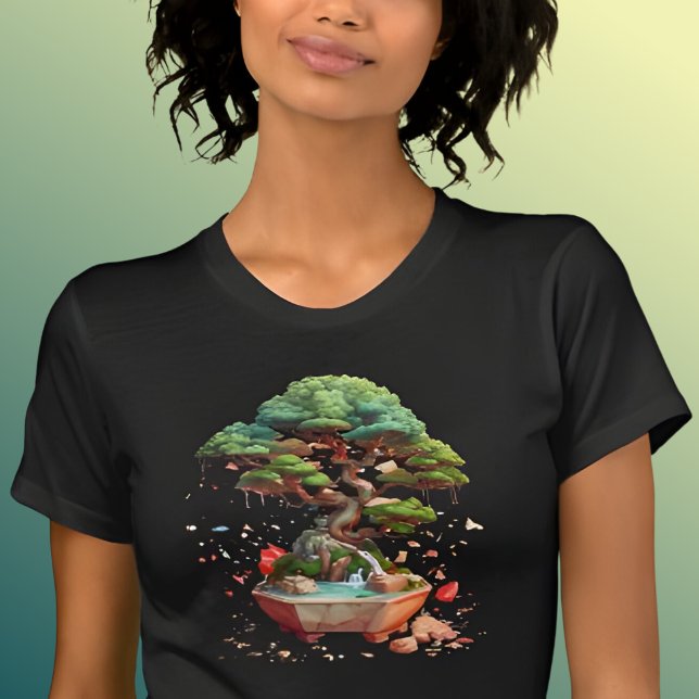 Bonsai Tree Graphic T-Shirt (Creator Uploaded)