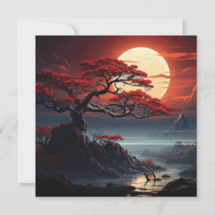 Bonsai Tree Holiday Card