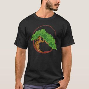 Bonsai.Tree In Japanese Zen Buddhist T-Shirt