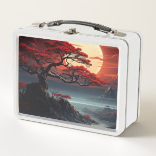 Bonsai Tree  Metal Lunch Box
