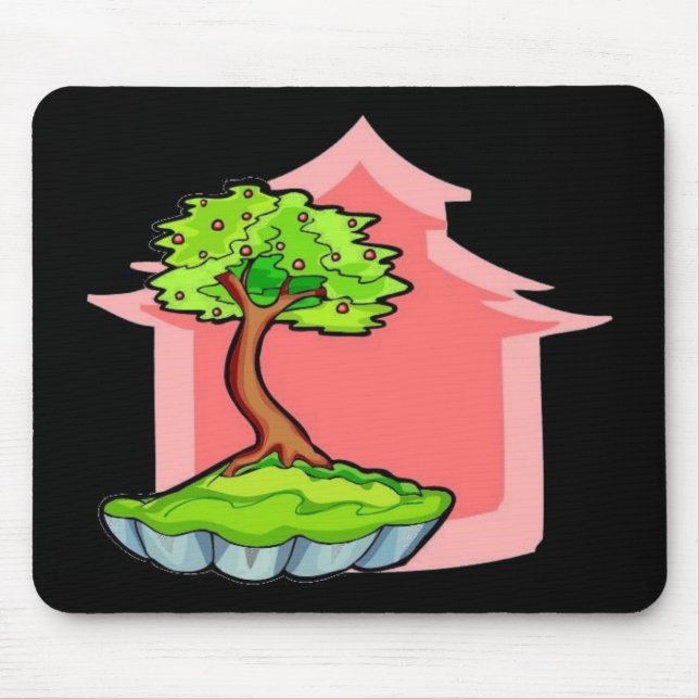 Bonsai Tree Mouse Pad (Front)
