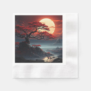 Bonsai Tree Napkin