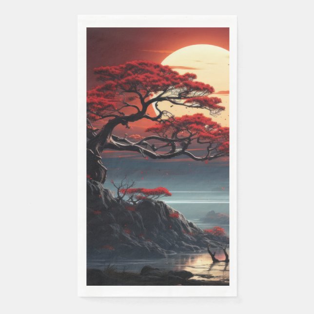 Bonsai Tree  Napkin (Front)