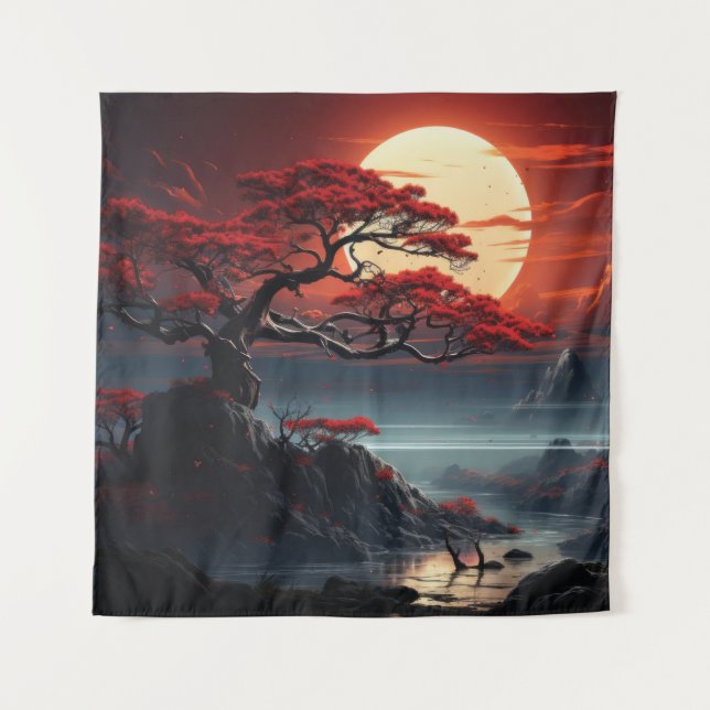 Bonsai Tree  Tapestry (Front)