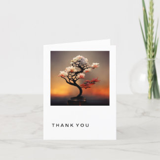 Bonsai Tree Thank You Card