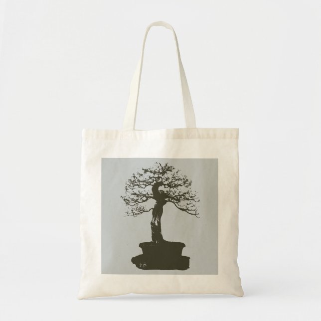bonsai tree tote bag (Front)